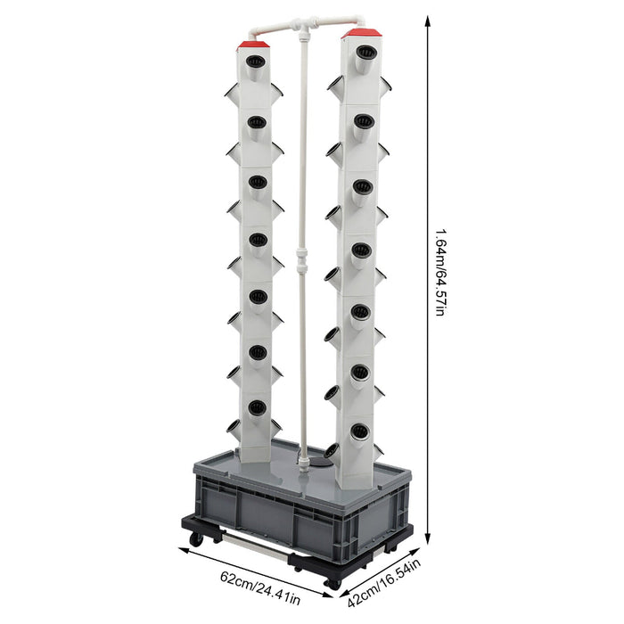 LeafLadder - Vertical Hydroponic Garden Tower System