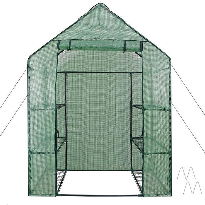Evergreen - Tiered Walk-in Greenhouse