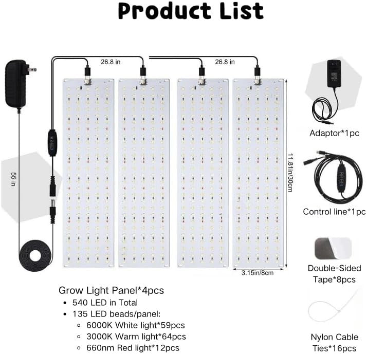 Solvine - 10 Levels LED Grow Light