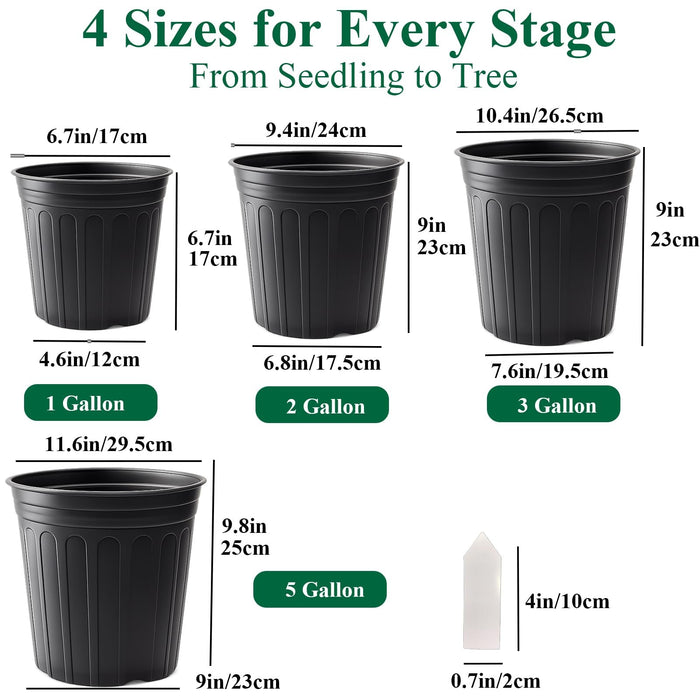 LeafLine - Plastic Seedling Pots