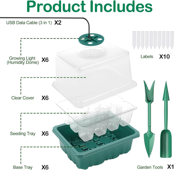 BrightRoot - Seed Starter Tray with Light