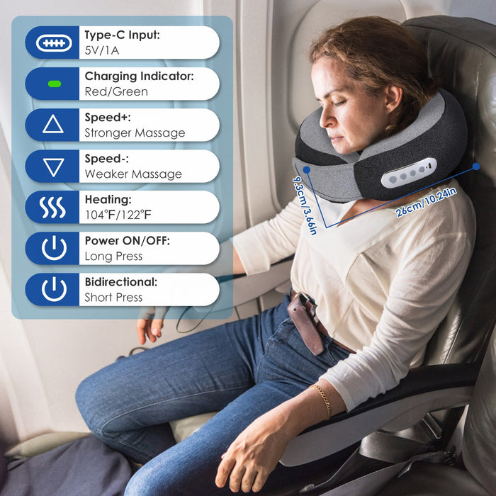 Cervi™ – Heated Shiatsu Neck & Shoulder Massage Pillow