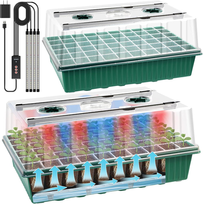 SproutLab - Seed Starter Tray with Grow Light
