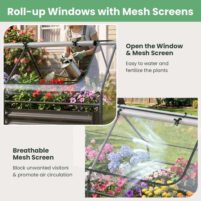 GreenPeak - Raised Garden Bed with Cover