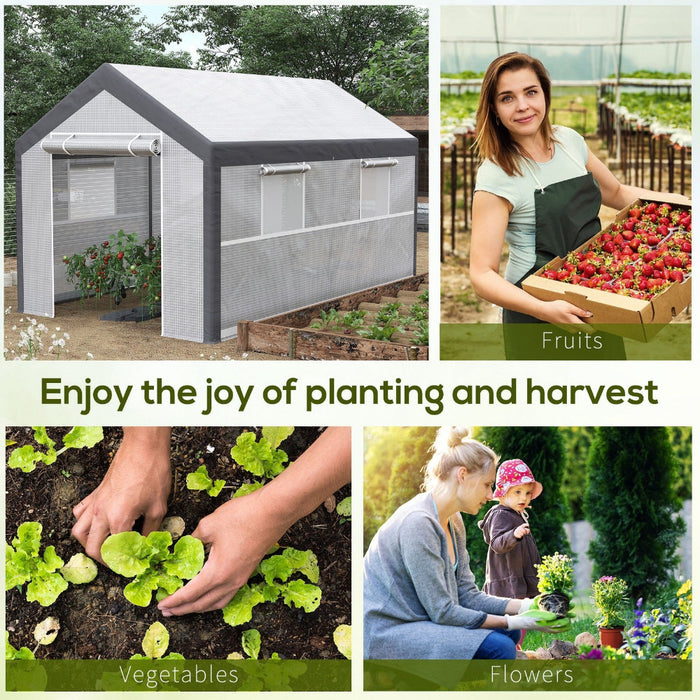 GreenNest - Outdoor Walk-In Tunnel Greenhouse Garden