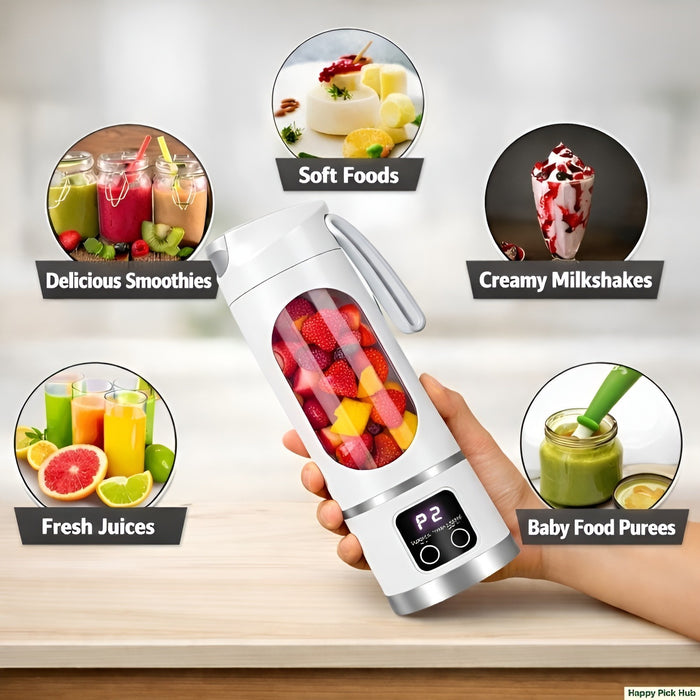 SipMix™ – Portable 12-Blade Smoothie Blender