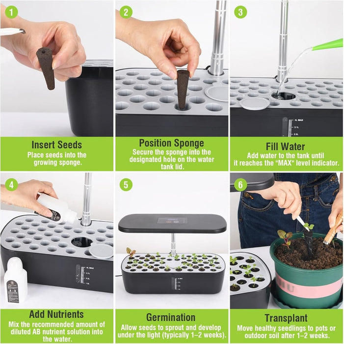 SproutHaus - Hydroponics Growing System Kit