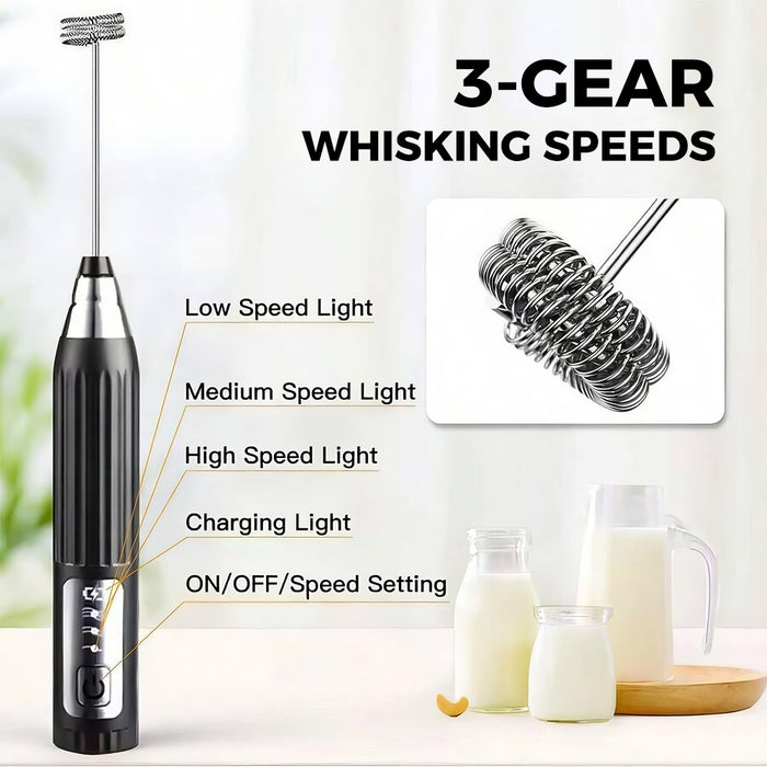 Velour™ – 3-Speed Handheld Milk Frother