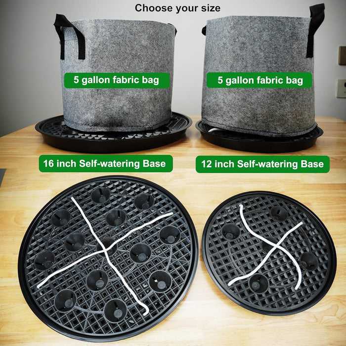 WickWell - Self Watering Base for Fabric Grow Bag