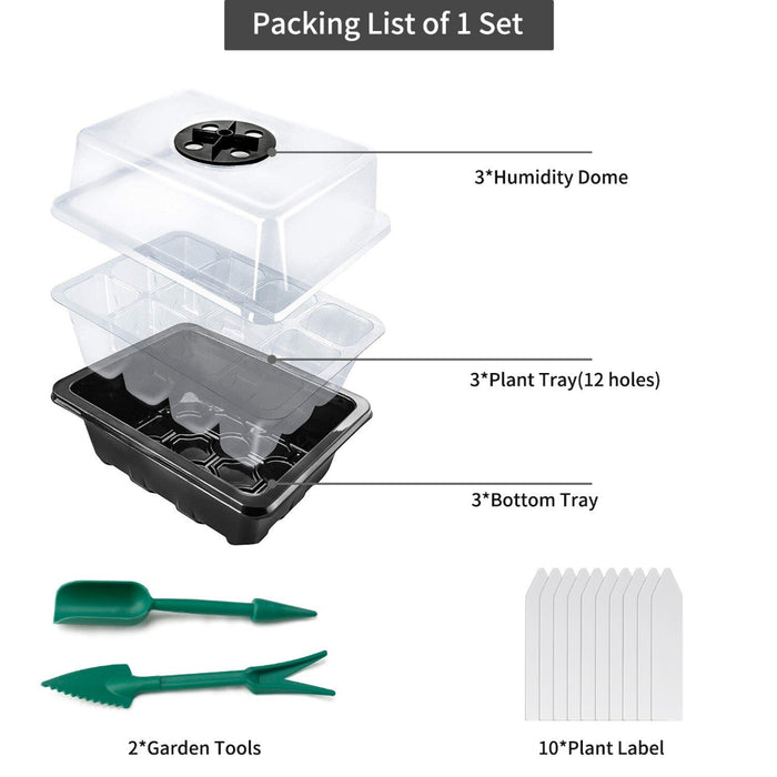 GrowReady - Reusable Plant Grow Kit Seed Trays