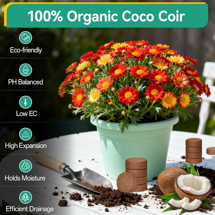 CocoCradle - Organic Coco Coir Pellets
