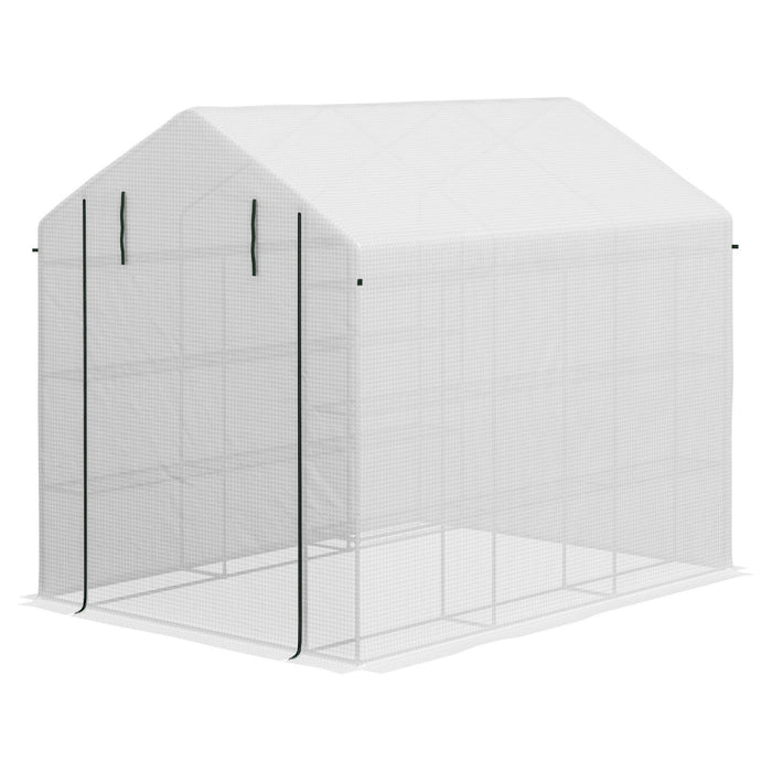 GreenSpace - Walk-in Greenhouse with 18 Shelves