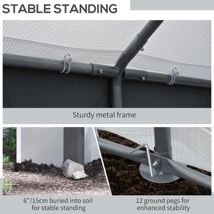 GrowMore - Walk-In Greenhouse Tunnel