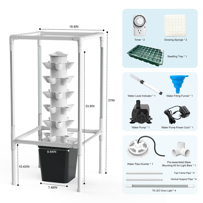 EcoSpire - Hydroponic Growing System