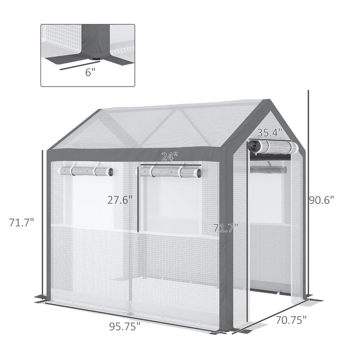 GrowMore - Walk-In Greenhouse Tunnel