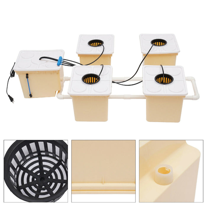 DeepFlow - DWC Hydroponic Grow System Kit