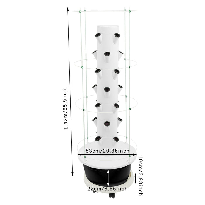 InfinityGrow - Hydroponics Vertical Growing Tower