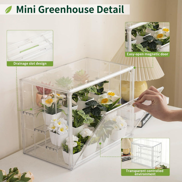 PlantCove - Clear Mini Greenhouse Indoor