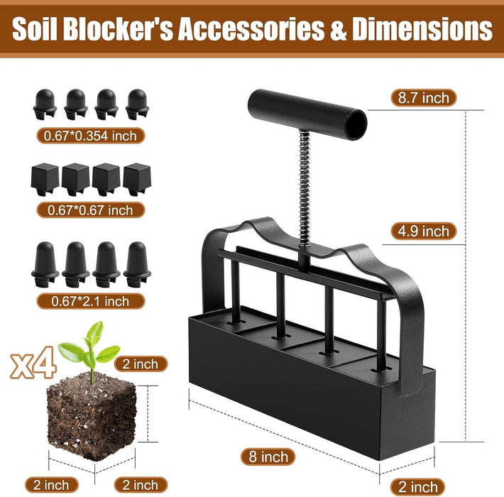 GrowMold - Soil Blocker for Seed Starting