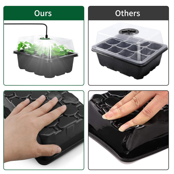 VerdureVault - Seed Nursery Kit with Grow Lights