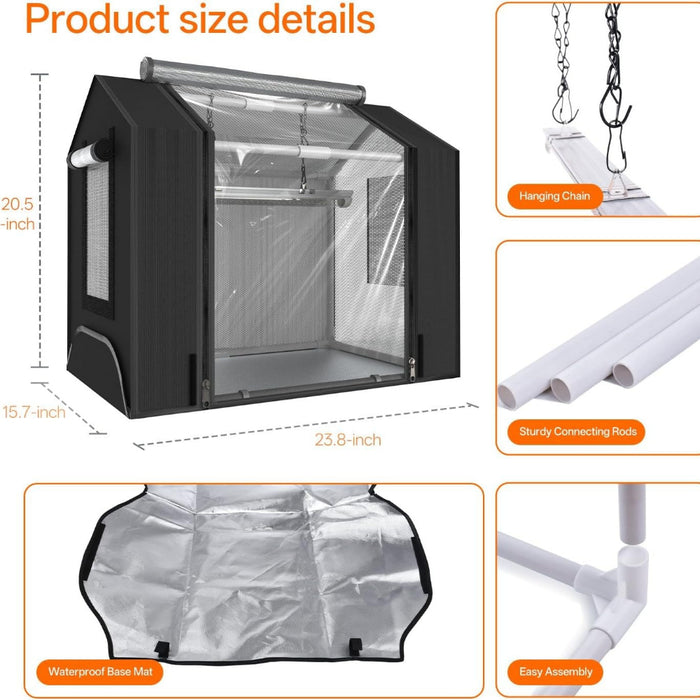 GlowPod - Indoor Greenhouse W/ Grow Light