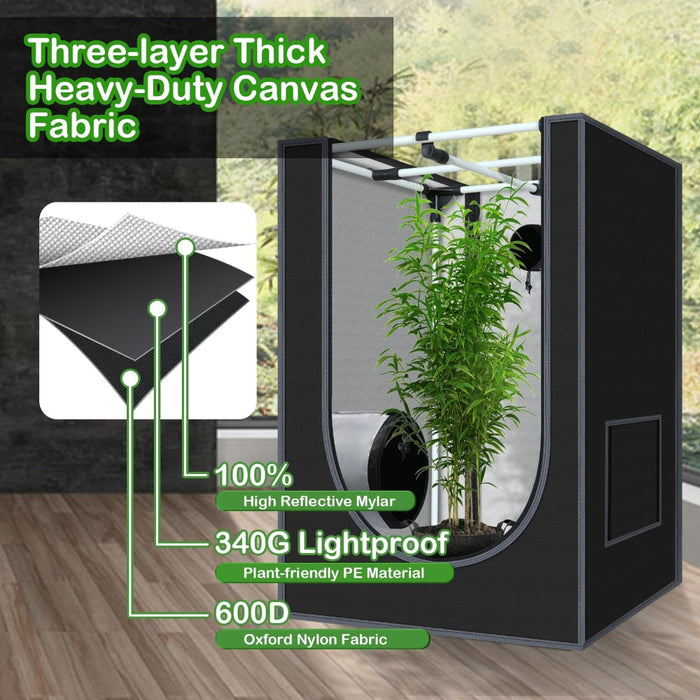 MylarGrow - Hydroponic Indoor Plants Grow Tent