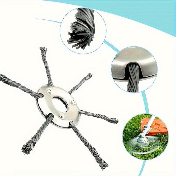 RazeWire™ – 6-Claw Steel Trimmer Head