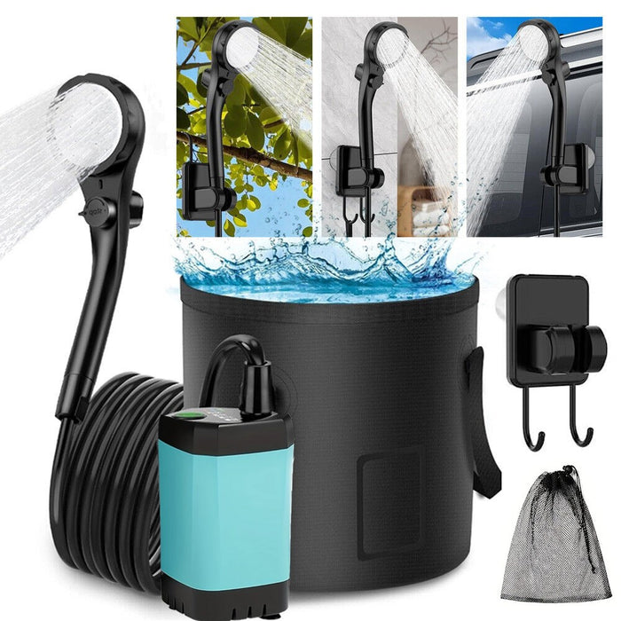 Cascade™ – Rechargeable Camping Shower Kit
