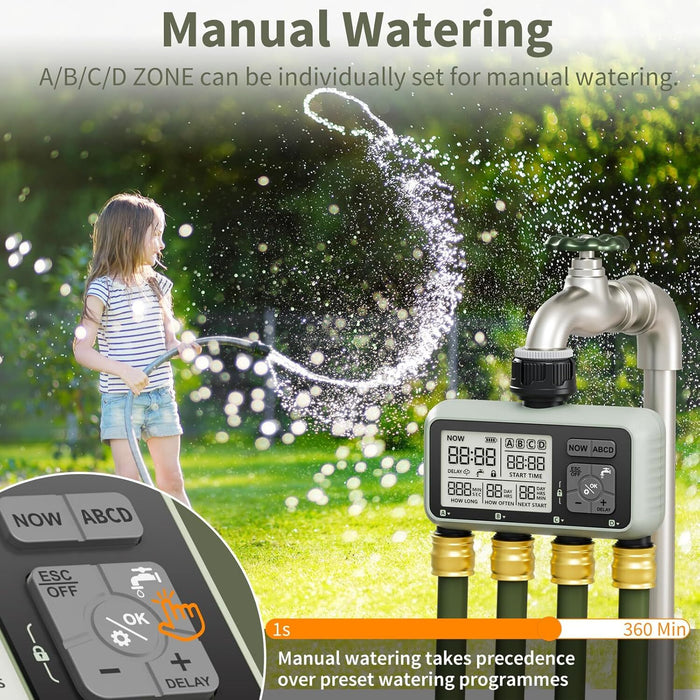 QuadraFlow - Programable Sprinkler Timer
