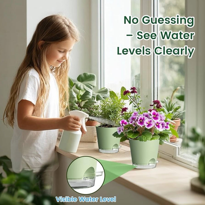 PureDrop - Self-Watering Planter Set