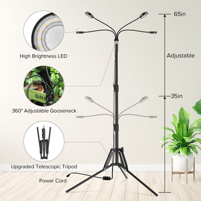 VerdeGlow - 4-Head Grow Light