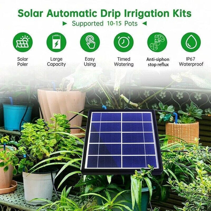 SolaraDrip - Solar Automatic Drip Irrigation System Kit