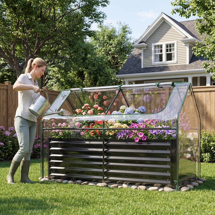 GreenPeak - Raised Garden Bed with Cover