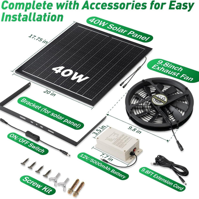 OpenAir - Solar Powered Fans for Greenhouse