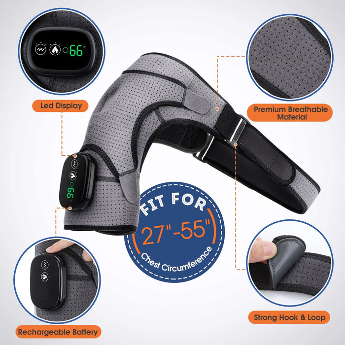 VibraTherm Pro - Shoulder Massager with Heat and Vibration
