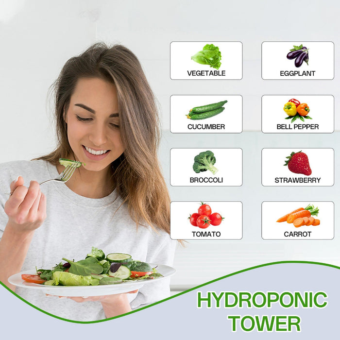 BloomColumn - Vertical Hydroponics Tower Set