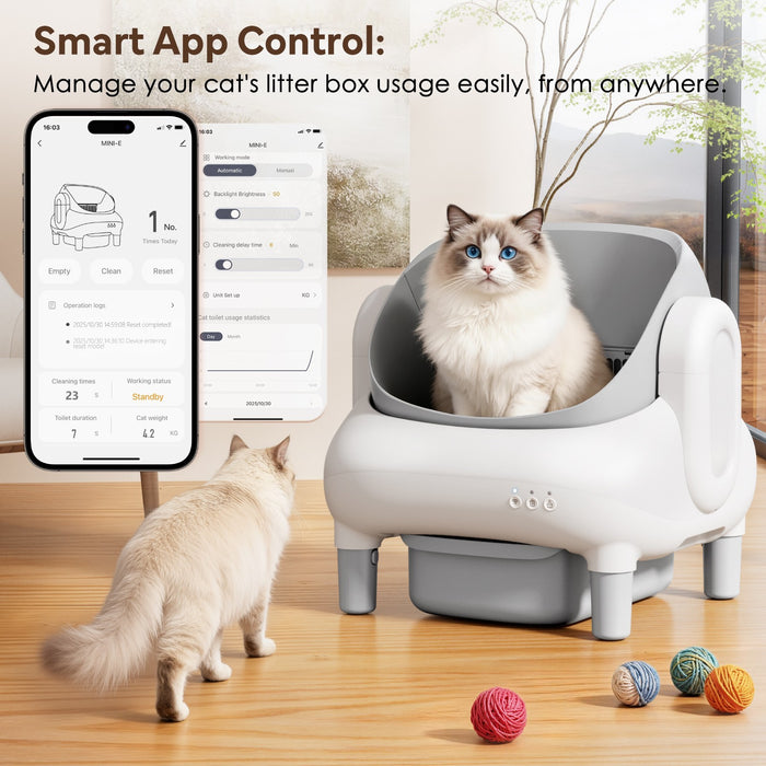 ClearStep™ – Open-Top Self-Cleaning Litter Box