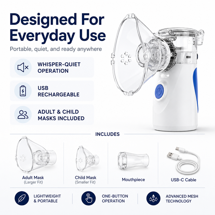 MistEase Portable Nebulizer