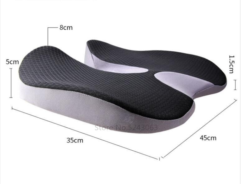 SitWell ComfortPad – Memory Foam Seat Cushion for Tailbone & Back Support