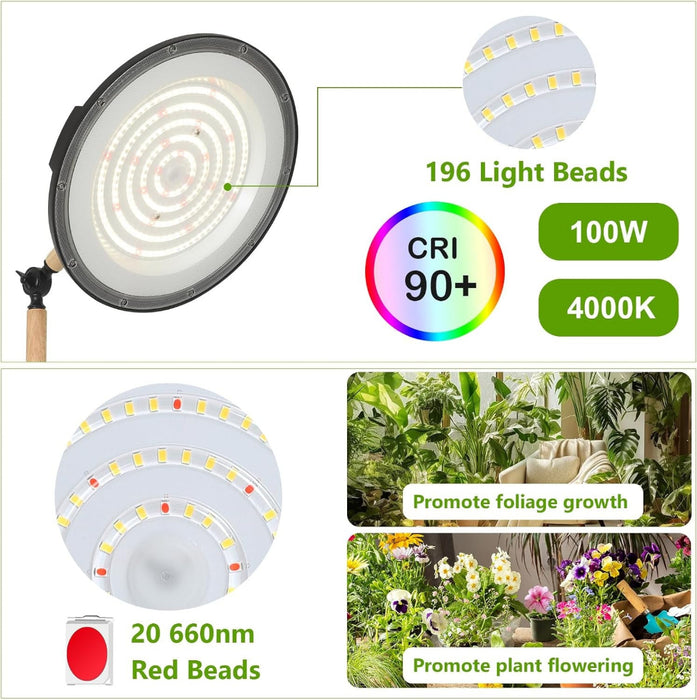 SunArc - 100W Grow Light with Timer & Remote