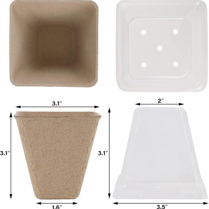 SeedWise - Seed Starter Peat Pots