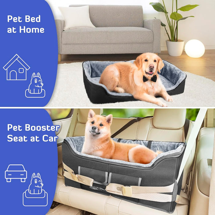 CozyLift™ – Elevated Booster Seat for Large Dogs