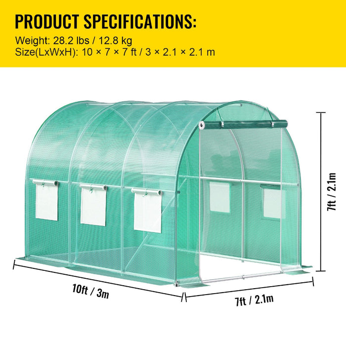 GardenFlex - Walk-in Tunnel Greenhouse