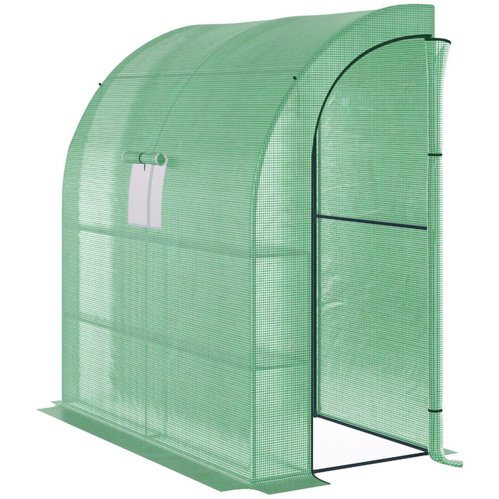 CompactGrow - Outdoor Lean-to Greenhouse