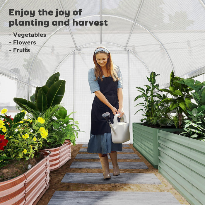 BloomSpan - Backyard Walk-in Tunnel Greenhouse
