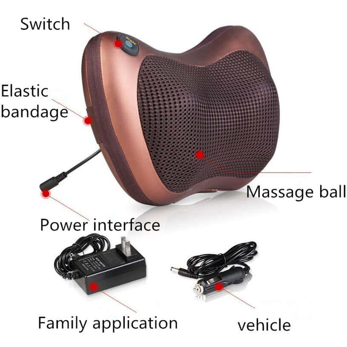 Soothio Massage Pro – Heated Neck and Back Massager Pillow