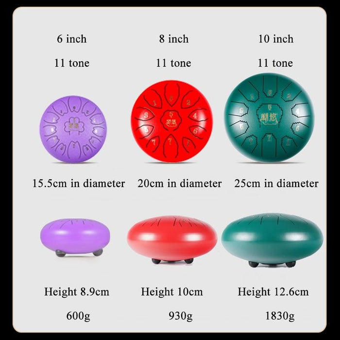 Vibrelle – Steel Tongue Drum for Meditation