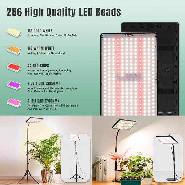 Solstice - Full Spectrum Grow Lamp with Stand