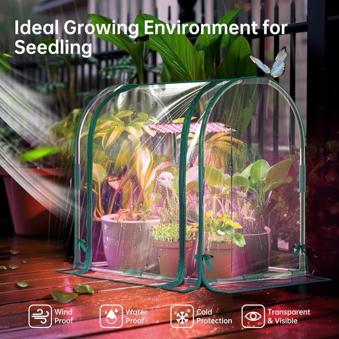 EdenLite - Mini Greenhouse with Grow Light