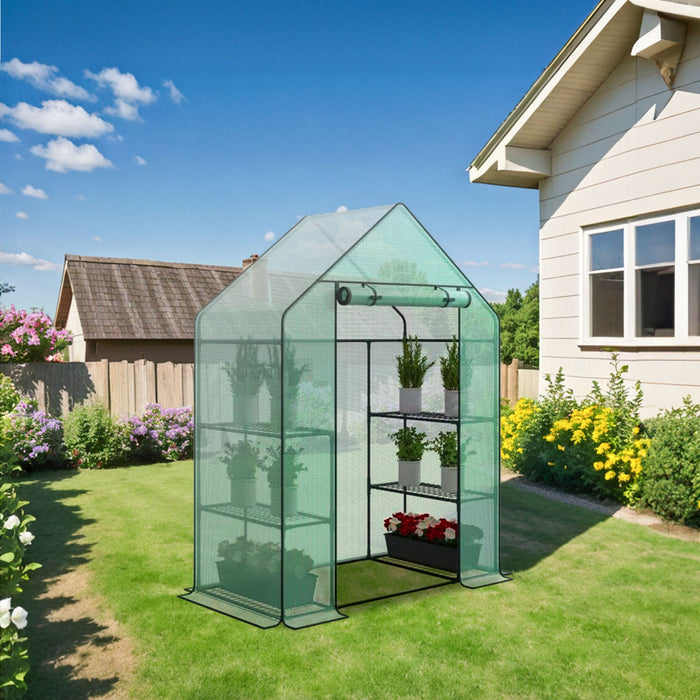 Evergreen - Tiered Walk-in Greenhouse